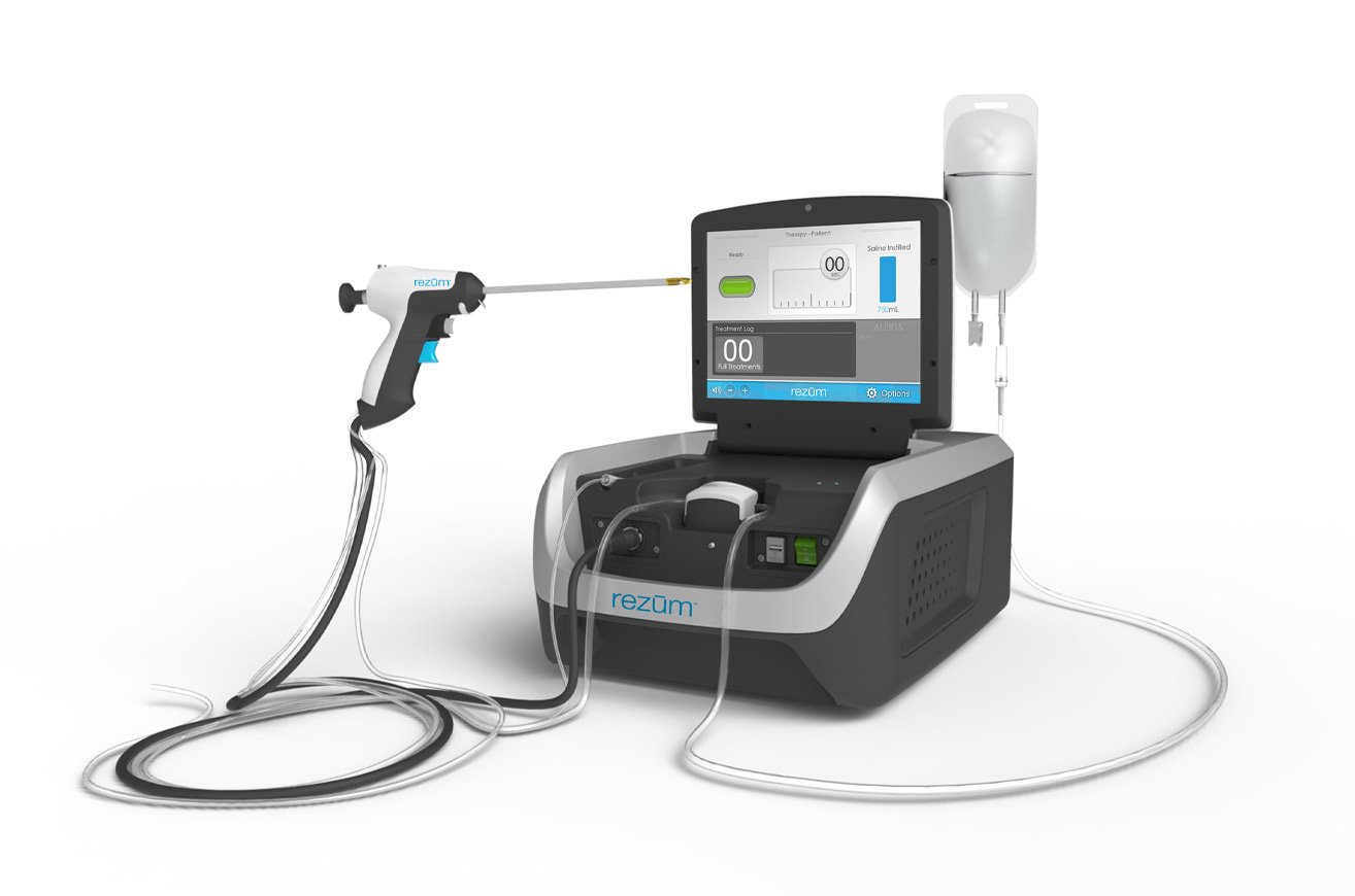 Dispositif Rezūm Water Vapor Therapy – système de traitement vapeur